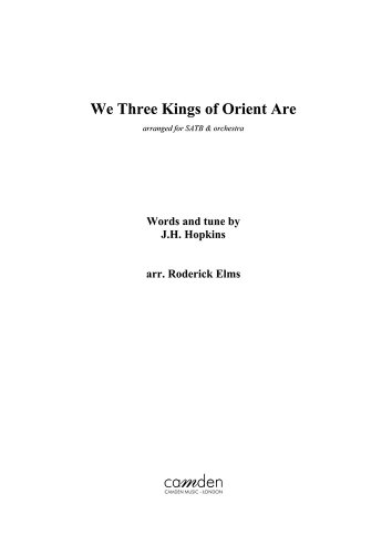 We Three Kings (score and parts)