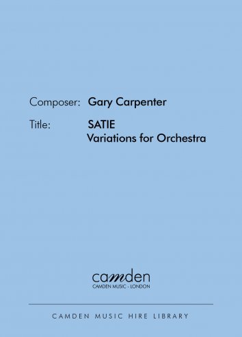 SATIE - Variations for Orchestra (hire set)